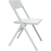 Chaise pliante et empilable Alessi Piana - Rouge - Plastique et fibre ...