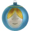 Alessi Le Palle Presepe Madonna Kerstbal - glas -goud/rood