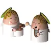 Alessi Amgi26set3 Angels Band Set de deux Figurines en Porcelaine, dec...