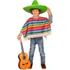 Widmann 1809 - Poncho Mexicain pour garçons, marron, taille unique (75 cm)