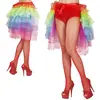 Vegaoo "Burleske meerkleurige tutu voor vrouwen - Verkleedattribuut - One size"