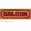 WIDMANN Affiche - Saloon - Décoration murale - Papier cartonné - 77x26 cm - Thème Western