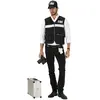 WIDMANN Costume FBI - Noir - Taille XL - Mixte - Adulte - Intérieur - Gilet et casquette