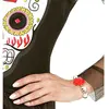 WIDMANN - Skeletten en rode roos armband - Accessoires > Sieraden