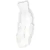 Widmann Sierveren - 50x - wit - 17 cm - knutselveertjes - decoratie/hobbymateriaal