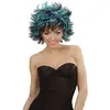 Widmann Perruque Steamy Noire et Bleue