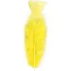 Widmann Sierveren - 50x - geel - 17 cm - knutselveertjes - decoratie/hobbymateriaal