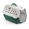 Cage de transport smart chic verte max 6 kg pour petit chien et chat z...