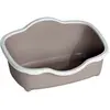 ZOLUX Bac à litière - Smart - Taupe - Large rebord anti-projection - Facile à nettoyer