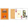 Modiano Cartes Texas Poker 100% plastique (orange)