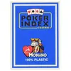 Modiano Texas Poker 4 Mini Index Bleu - Cartes à Jouer Texas Poker