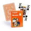 Unbekannt Modiano 485 Jeu de 4 Cartes de Jeu Poker Cristallo, Orange