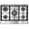 Whirlpool Table de cuisson gaz 73cm 5 feux inox - gmwl758ixlfr