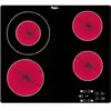 Table de cuisson vitrocéramique - WHIRLPOOL AKT8130NE - 4 foyers radia...