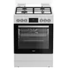 Whirlpool Cuisinière gaz 72l 4 feux blanc - W6G8LCW