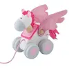 Jouet à trainer Cheval Pegase Rose & Blanc Sevi 1831 - Jouets Bois SEV...