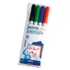 Giotto Etui de 4 feutres tableau blanc pointe fine ogive assortis
