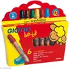 Crayons GIOTTO bébé - Étui de 6 Maxi crayons de couleur