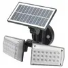 MAURER Applique Solaire Led Double Avec Détecteur de Mouvement et Crép...