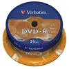 Verbatim - 25 x DVD-R - 4.7 Go 16x - argent mat - spindle