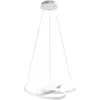 Diva - Suspension LED dimmable 47W - en aluminium blanc satiné, lumièr...