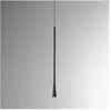 Gea Luce - G.e.a suspension light dafne led 7w 3000k black dafne s/g b...