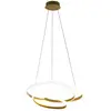 Diva - Suspension LED dimmable 80W - en aluminium doré brossé, lumière...