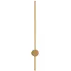 Applique led gea luce enila a oro 1150lm 3000°k lampada tavolo moderna