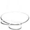 Lustre led gea luce diva ss led 4800lm 3000°k aluminium titane moderne