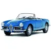 1:24 Italeri 3668 Alfa Romeo Giulia 1600 Spider - Auto Plastic Modelbo...