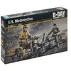 1:35 Italeri 322 U.S. Motorcycles D-Day Plastic Modelbouwpakket