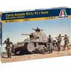 1:35 Italeri 6543 Carro Armato M14/41 I-serie met Italiaanse infanterie Plastic Modelbouwpakket