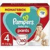 PAMPERS Baby-Dry Pants Taille 4 , 9-15kg, 160 Couches - Pack 1 Mois