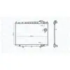 Radiateur BM1745 Magneti Marelli