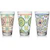 CERVE Lot de 3 Verres à Eau/Jus décorés, Valencia, 31 Cl, Décorée