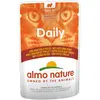 24x70g Daily Menu Almo Nature Boîtes Pour Chat Au Poulet/Boeuf