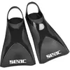 Seacsub SEAC Mixte Atom Palmes Courtes de Natation pour Entra Nement dans la Piscine et en mer, Noir, XS EU