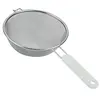 METALTEX - SOREPRO Passoire tamis à manche - D : 20 cm - inox et plastique - blanc