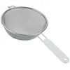 METALTEX - SOREPRO Passoire tamis à manche - D : 14 cm - inox et plastique - blanc