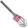 Fouet en inox - manche plein - 25 cm