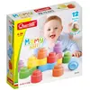 QUERCETTI -Quercetti-4141 MOMY Soft, briques douces pour la petite enfance, 12 pièces, multicolore