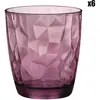 Bormioli Rocco Lot de 1 verres à Eau "Diamond", 30,5 cl violet