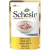 6x85g Schesir en gelée thon, poulet en gelée - Pâtée pour chat