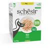 6x70g Poulet Schesir Complements en gelée nourriture humide pour chats
