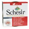 6x85g Schesir en gelée thon, crevettes - Pâtée pour chat