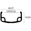 Mvtek Jante Olanda R 650C-26´´ 36H
