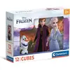 Clementoni Puzzle 12 Cubes La Reine Des Neiges