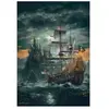 Clementoni - 1500p Bateau de pirate - 59,2 x 84,3 cm - Avec poster