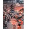 CLEMENTONI - Compact 500 pièces - Evening in Kyoto