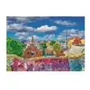 Puzzle 1000 pièces - Clementoni - Parc Güell, Barcelone - Adulte - Blanc